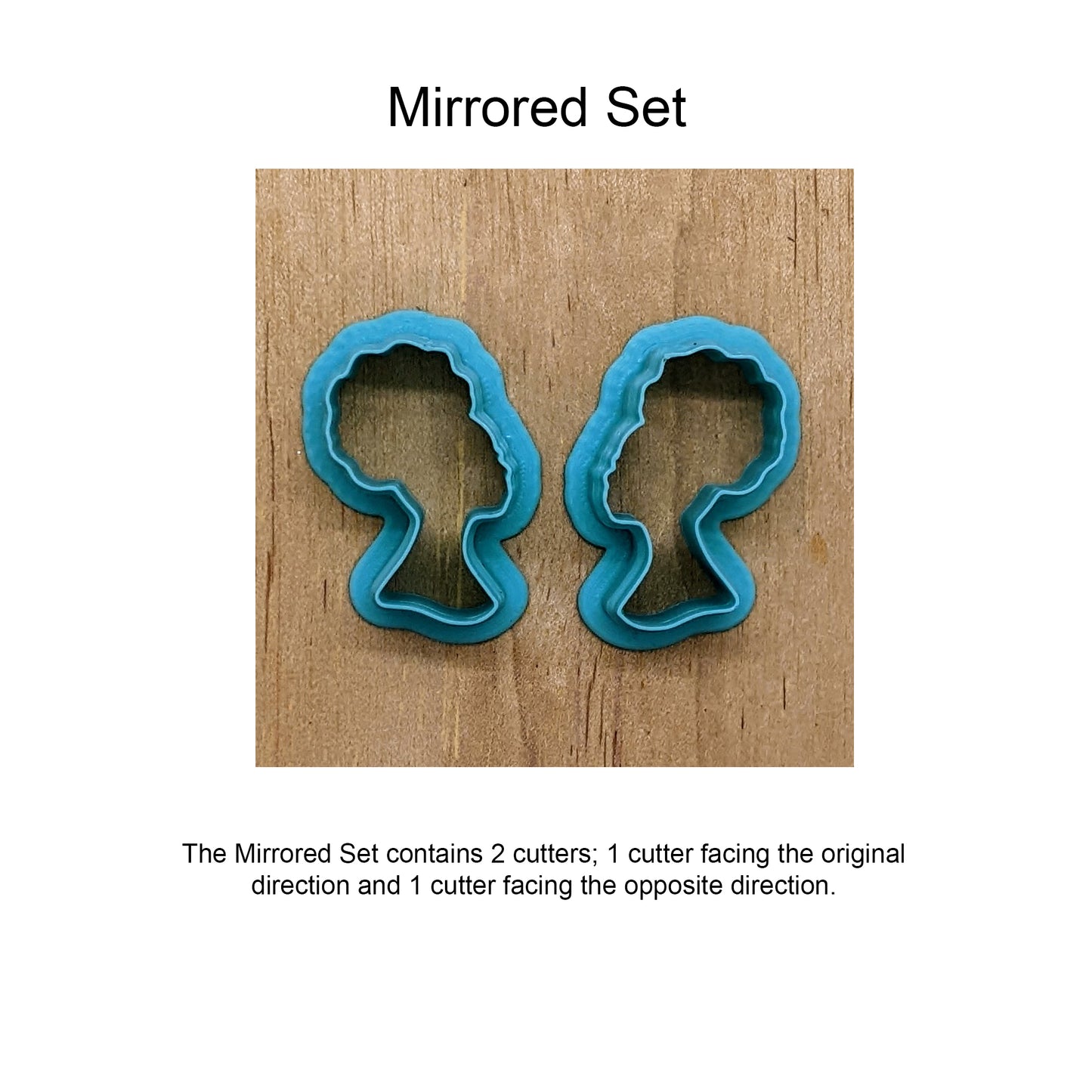 African Woman Silhouette Cookie/Clay Cutter