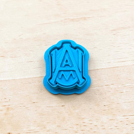 Alabama A&M University cookie cutter and stamp set for cookies clay fondant crafts