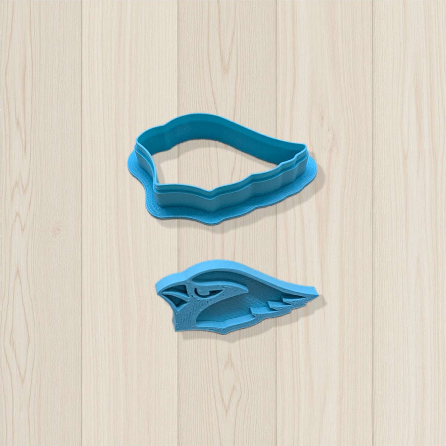 Arizona Cardinal Cookie Cutter & Stamp Set: Versatile Tool for Cookies, Ceramics, Pottery, Fondant, and More