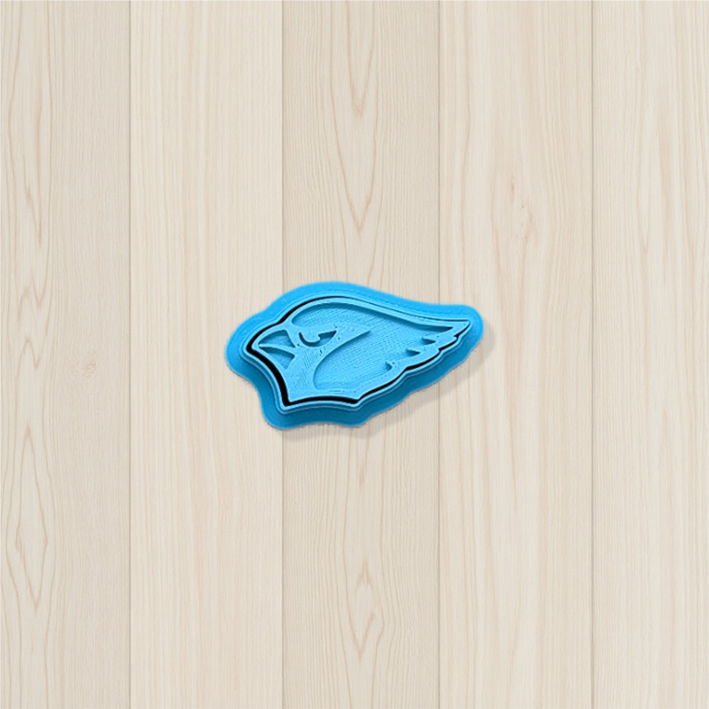 Arizona Cardinal Cookie Cutter & Stamp Set: Versatile Tool for Cookies, Ceramics, Pottery, Fondant, and More