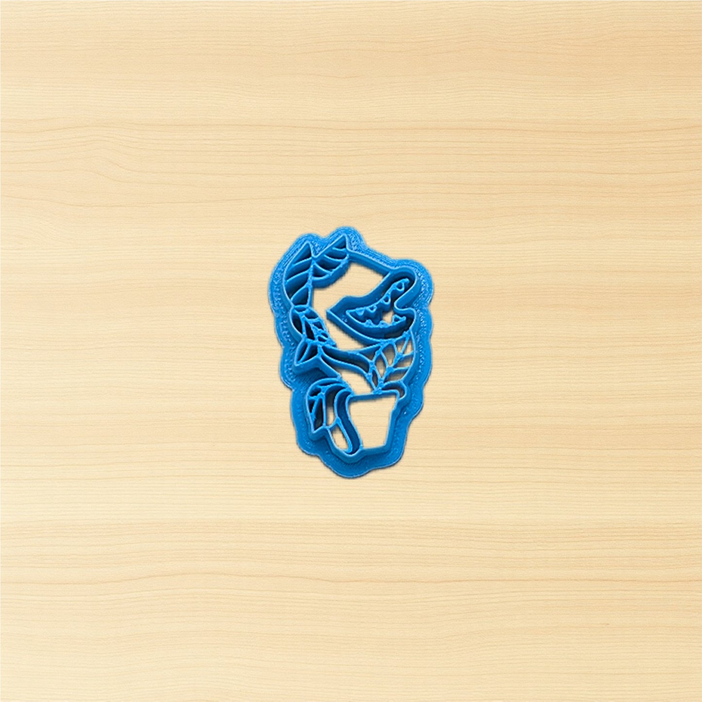Horror Shop Man Eating Plant Cookie Cutter: Ideal for Cookies, Ceramics, Pottery, Polymer Clay, and Fondant
