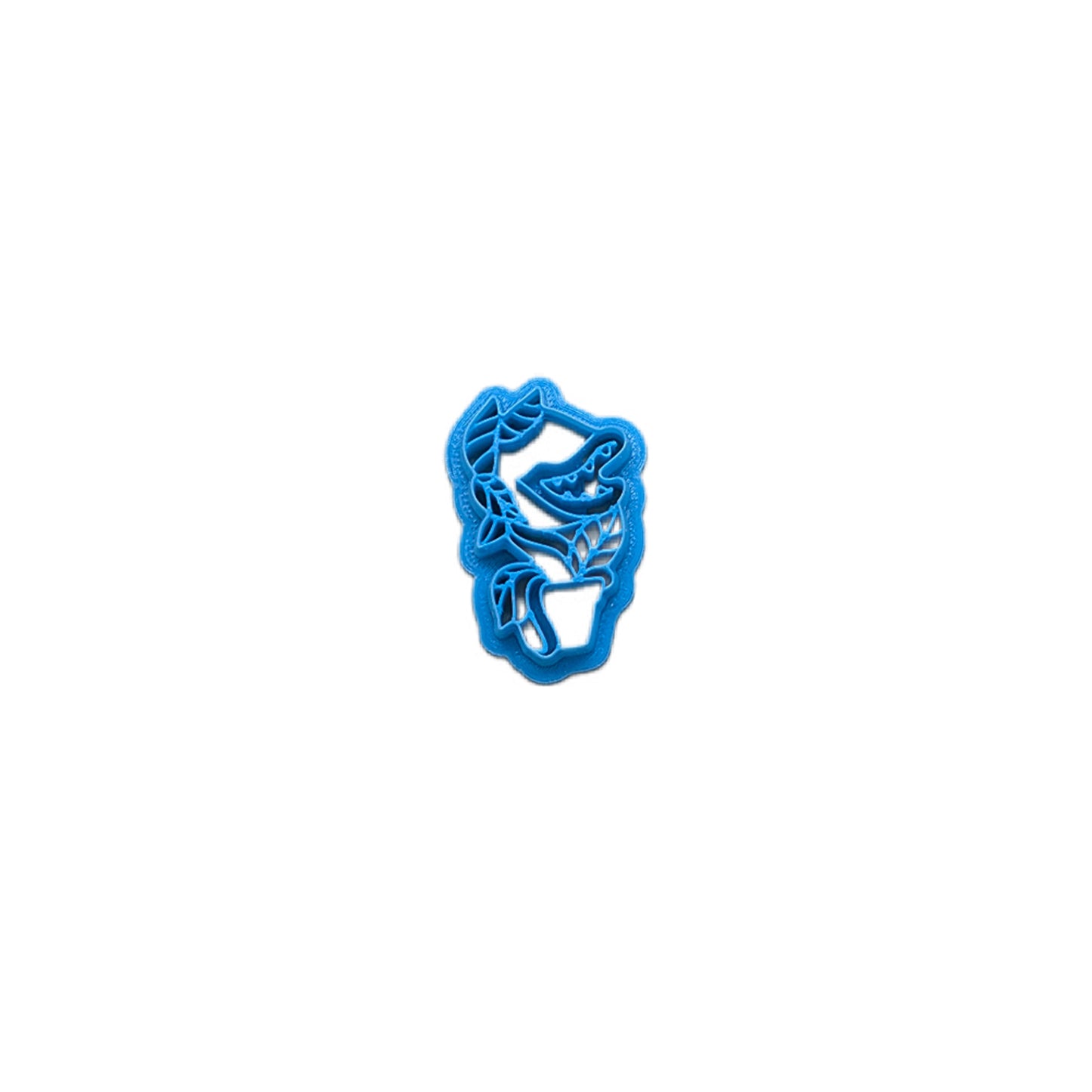 Horror Shop Man Eating Plant Cookie Cutter: Ideal for Cookies, Ceramics, Pottery, Polymer Clay, and Fondant