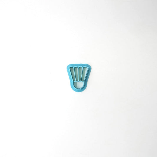 Badminton Birdie Shuttlecock Volant Ball Cookie Cutter: Perfect for Cookies, Ceramics, Polymer Clay, Fondant, & More
