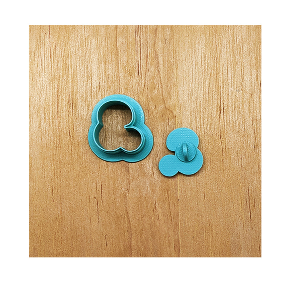 Barbie B Cutter & Embossing Stamp Set - Multi-Medium Design Tool for Cookies, Ceramics, Pottery, Polymer Clay, Fondant & More
