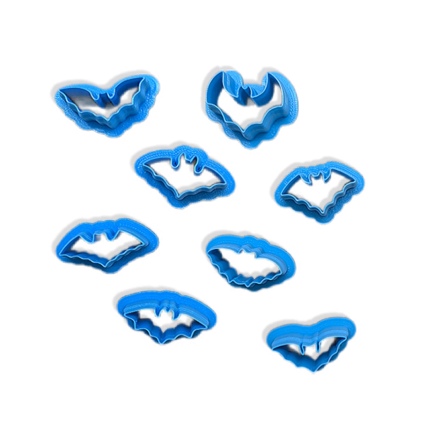 Halloween Bat Cookie Cutter & Clay Cutter – 8 Style Options for Cookies, Fondant, Polymer Clay & Ceramics | Multi-Medium Craft Tool