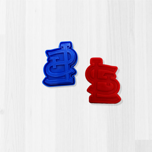 St. Louis STL Logo Cookie Cutter & Stamp Set: Versatile Tool for Cookies, Ceramics, Pottery, Fondant, and More