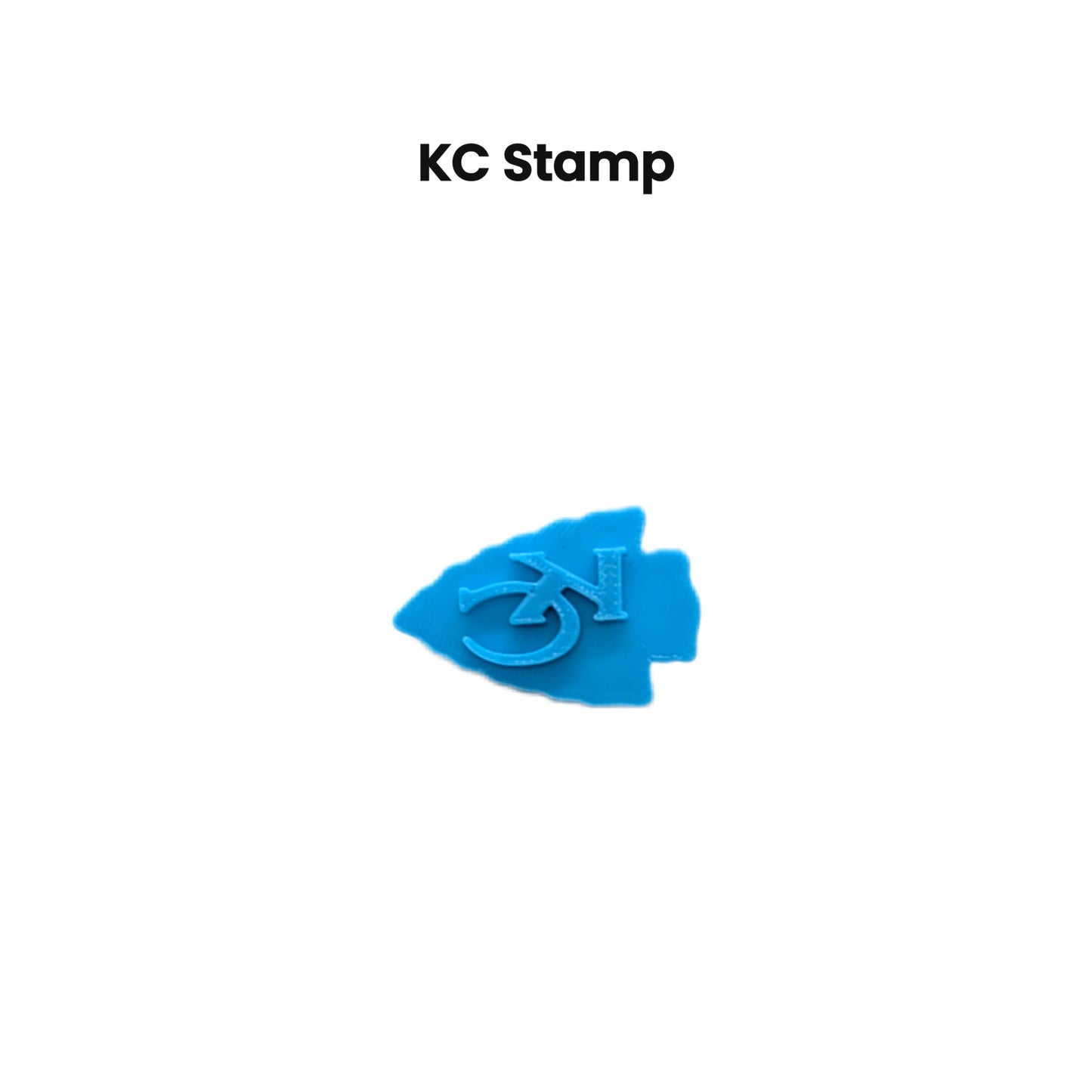 Kansas City Arrowhead Cutter with KC, Kingdom, Jersey Numbers Embossing Stamp Options for Cookies, Ceramics, Pottery, Polymer Clay, Fondant - Multi-Medium Craft & Baking Tool