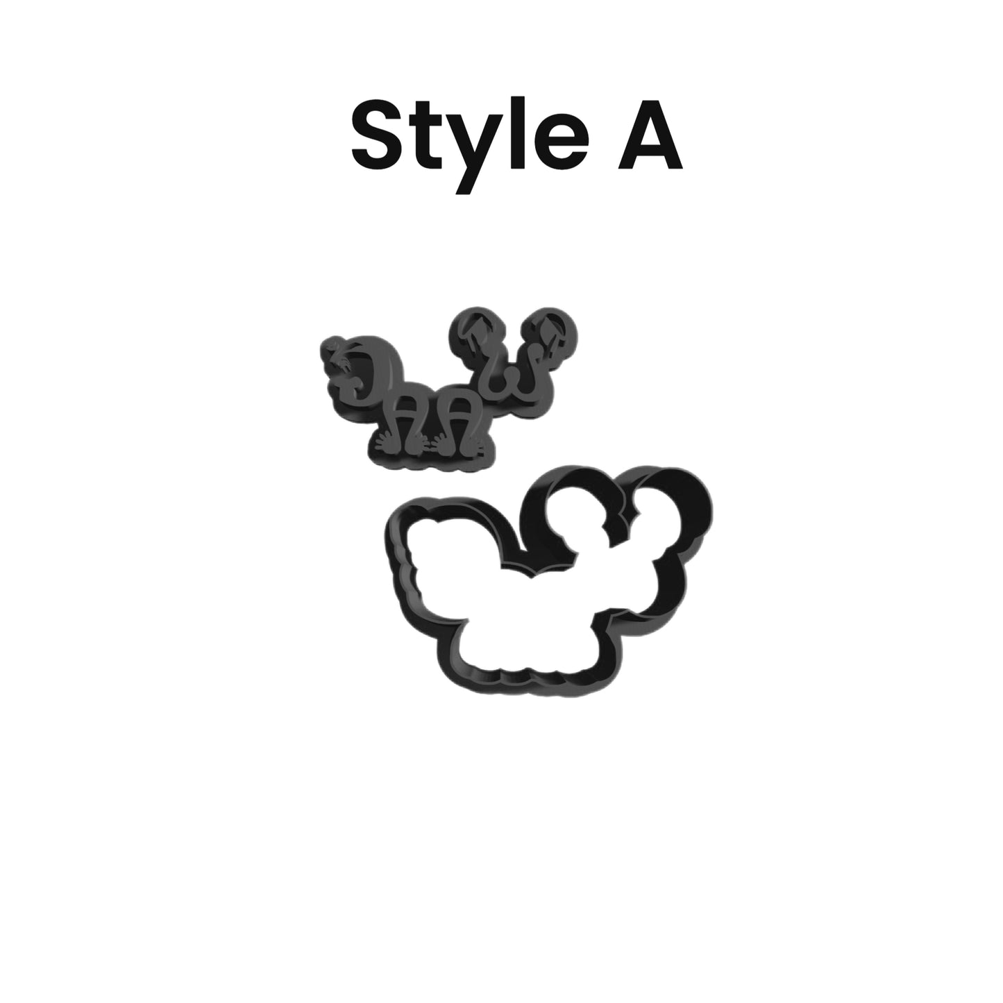 WAAG Cookie Cutter & Stamp Set: Ideal for Cookies, Ceramics, Pottery, Polymer Clay, Fondant - Multi-Medium Craft & Baking Tool