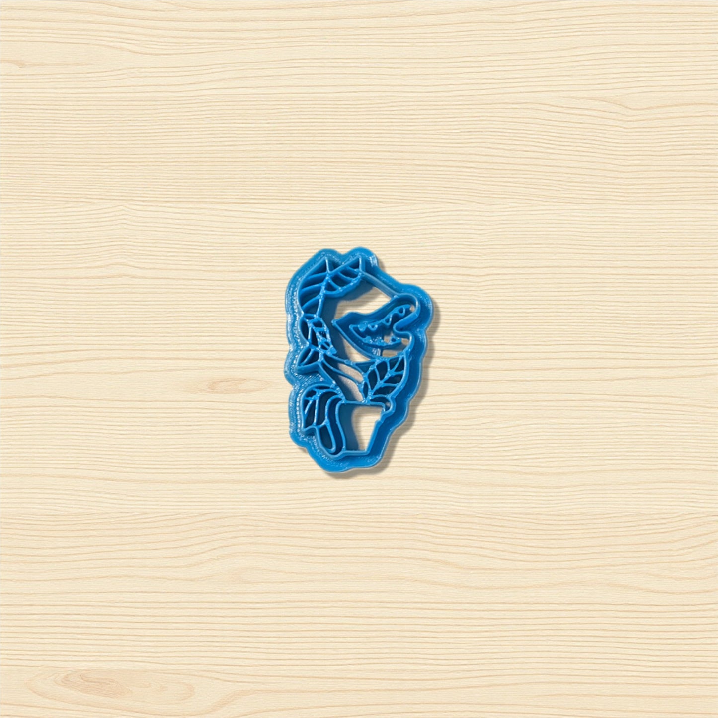 Horror Shop Man Eating Plant Cookie Cutter: Ideal for Cookies, Ceramics, Pottery, Polymer Clay, and Fondant