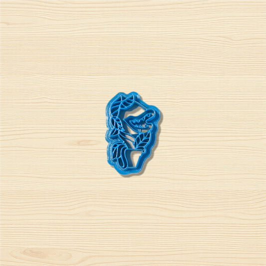 Horror Shop Man Eating Plant Cookie Cutter: Ideal for Cookies, Ceramics, Pottery, Polymer Clay, and Fondant