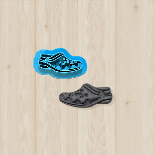 Croc Shoe Cookie Cutter | Style A: Ideal for Cookies, Ceramics, Pottery, Polymer Clay, and Fondant