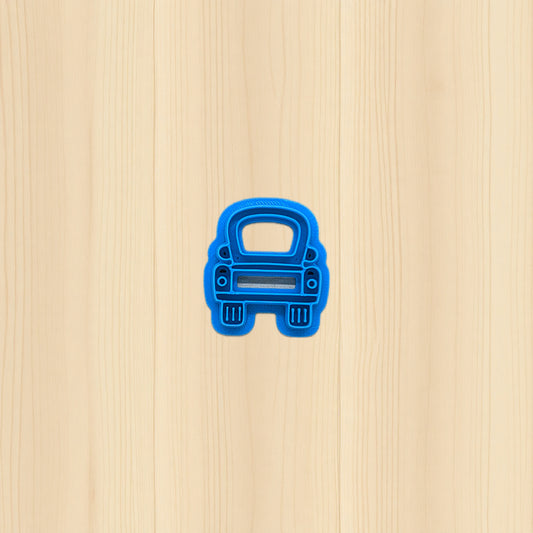 Classic Truck Tail End View Cookie Cutter: Idea for Cookies, Ceramics, Pottery, Polymer Clay, Fondant