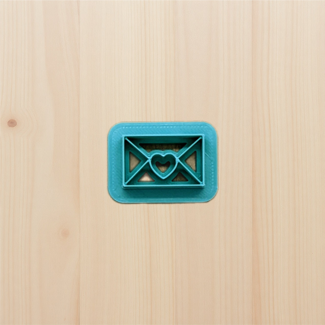 Heart Sealed Envelope Cookie Cutter: Ideal for Cookies, Ceramics, Pottery, Polymer Clay, and Fondant