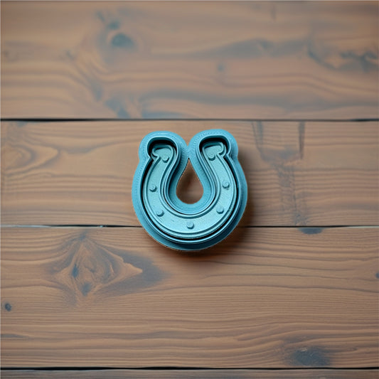 Indiana Colts Cookie Cutter & Stamp Set: Ideal for Cookies, Ceramics, Pottery, Polymer Clay, and Fondant