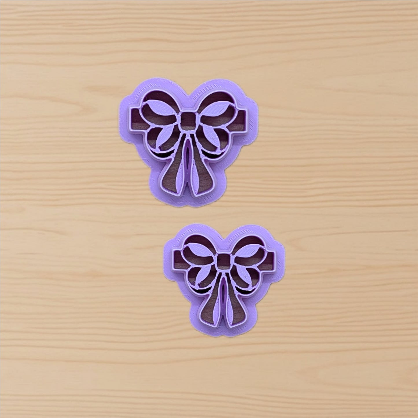 Gift Bow on a Ribbon Cookie Cutter: Ideal for Cookies, Ceramics, Pottery, Polymer Clay, and Fondant