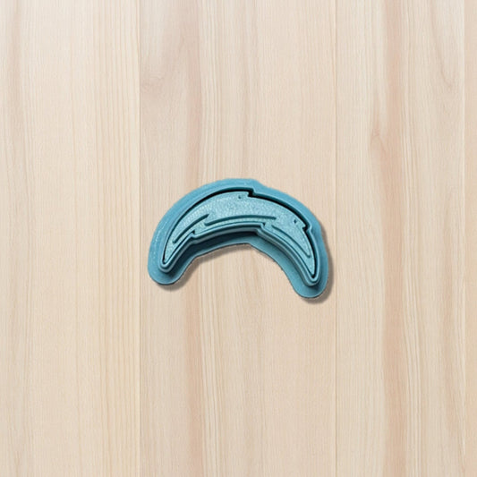 LA Chargers Bolt Cookie Cutter & Stamp Set: Versatile Tool for Cookies, Ceramics, Pottery, Fondant, and More
