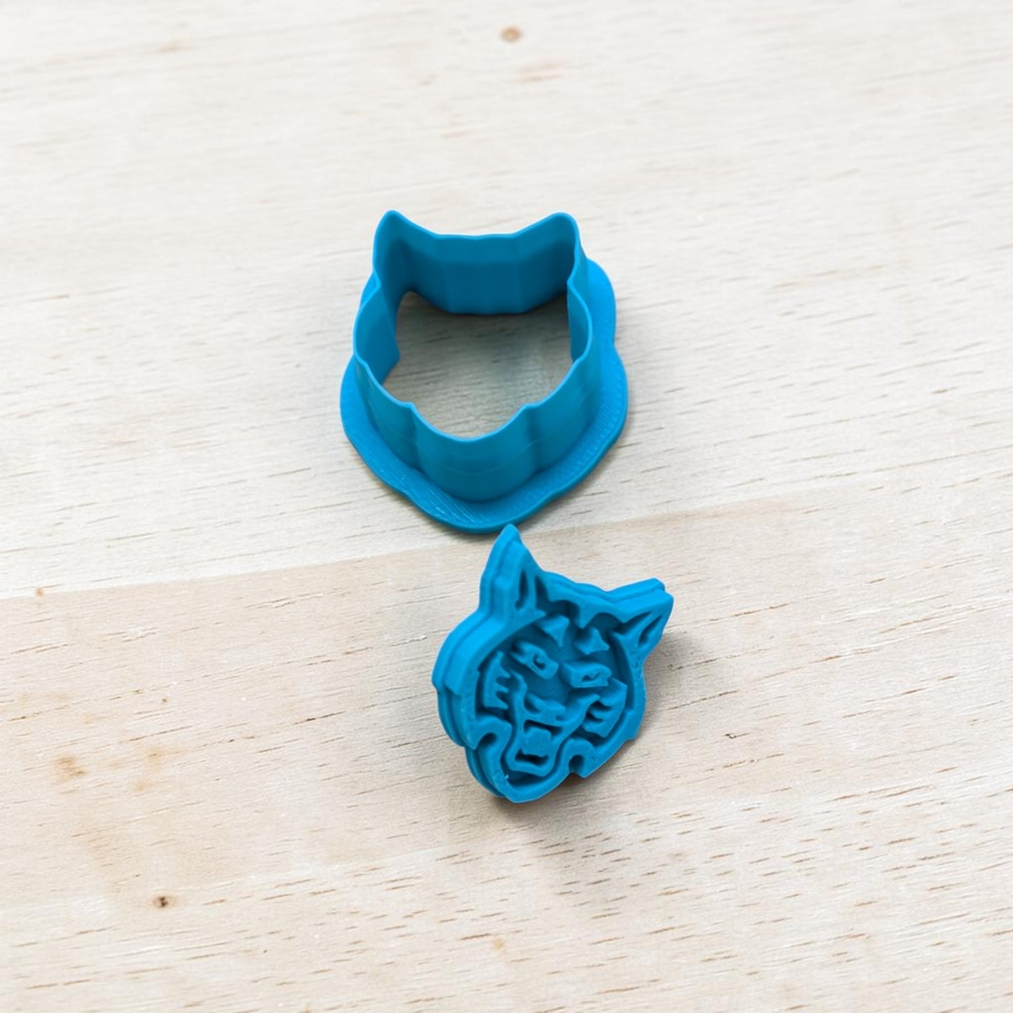 Bobcat Cookie Cutter & Stamp Set - Ideal for Cookies, Ceramics, Pottery, Polymer Clay, Fondant & More