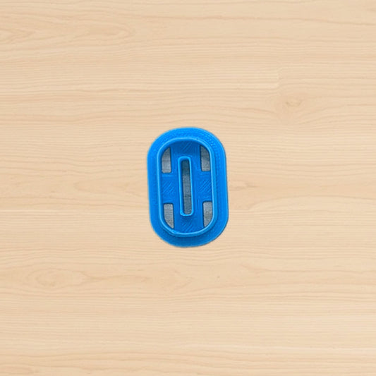 Boho Letter 'O' Hoop Cutter: Ideal for Ceramics, Pottery, Polymer Clay, and Fondant