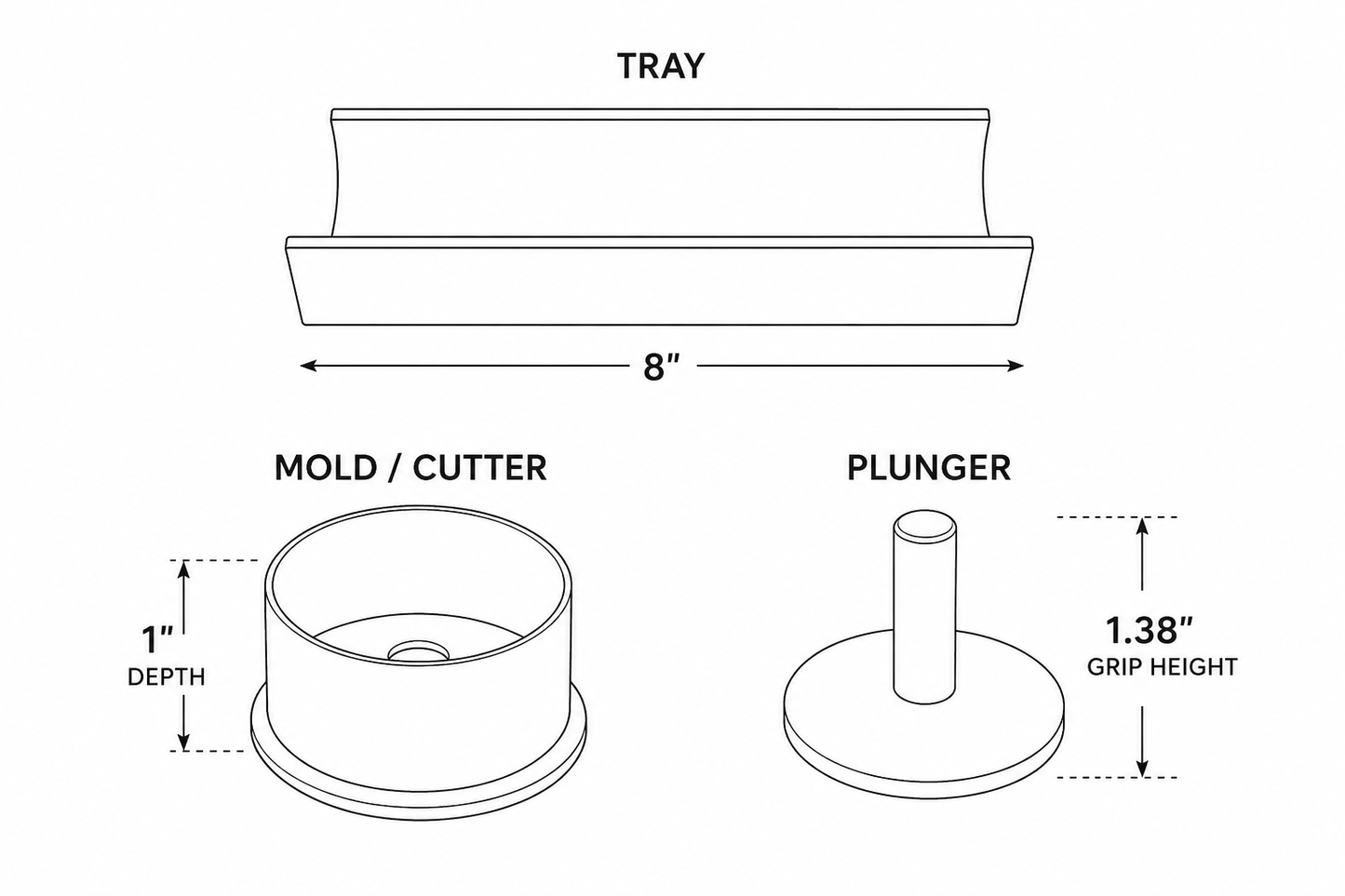 Detroit Lions Cake Pop Mold Set • Plunger & Tray Option • 3D‑Printed Baking Tool – Truley Unique