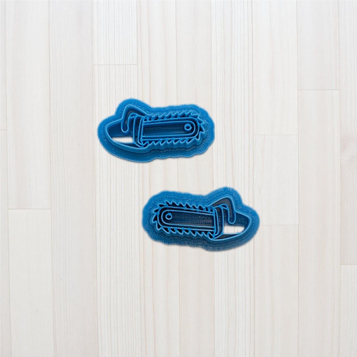 Chainsaw Cookie Cutter - Style A: Ideal for Cookies, Ceramics, Pottery, Polymer Clay, Fondant - Multi-Medium Craft & Baking Tool