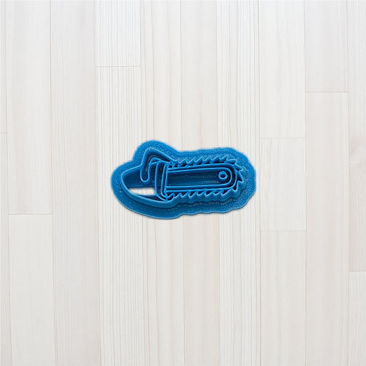 Chainsaw Cookie Cutter - Style A: Ideal for Cookies, Ceramics, Pottery, Polymer Clay, Fondant - Multi-Medium Craft & Baking Tool
