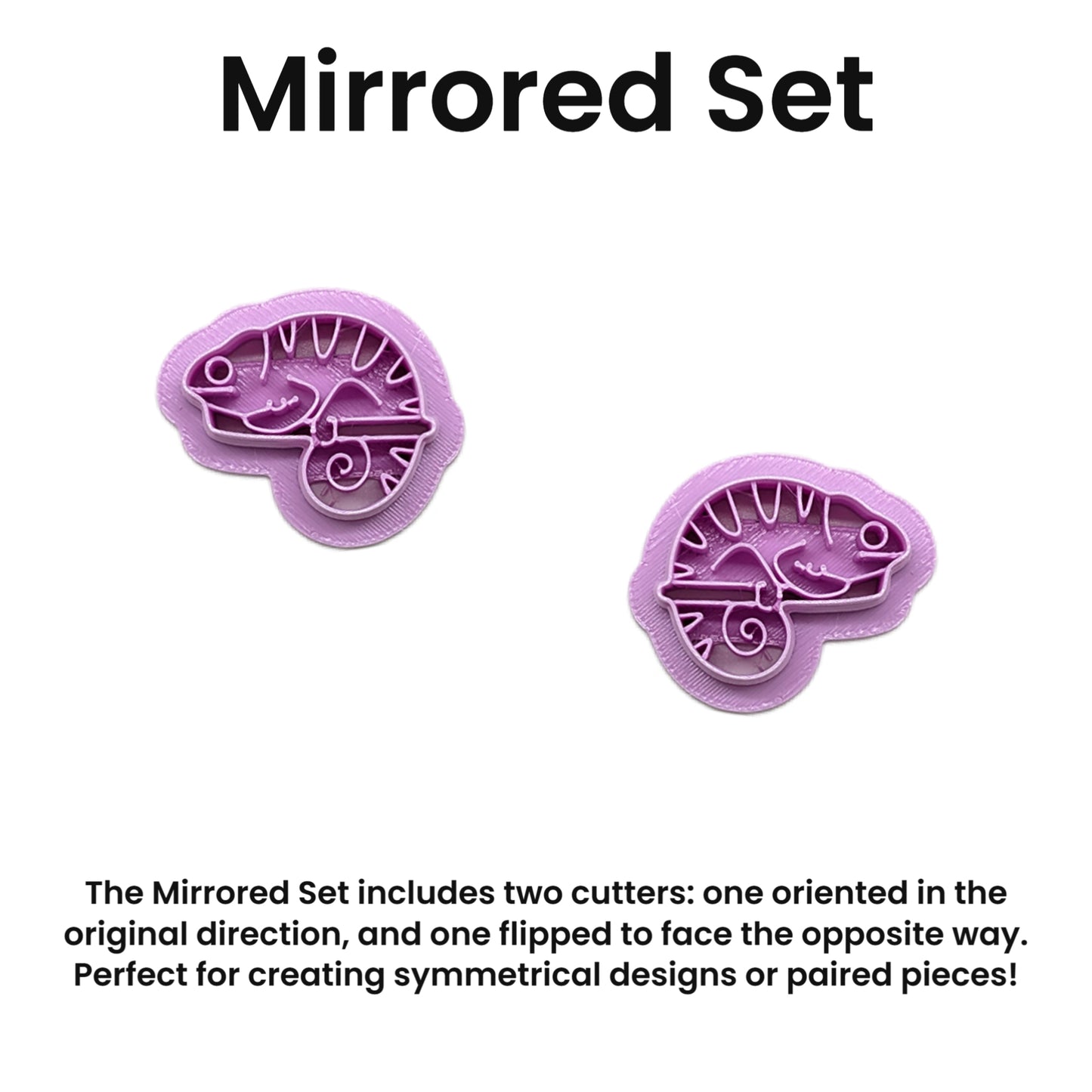 Chameleon on a Branch Cookie Cutter: Ideal for Cookies, Ceramics, Pottery, Polymer Clay, and Fondant