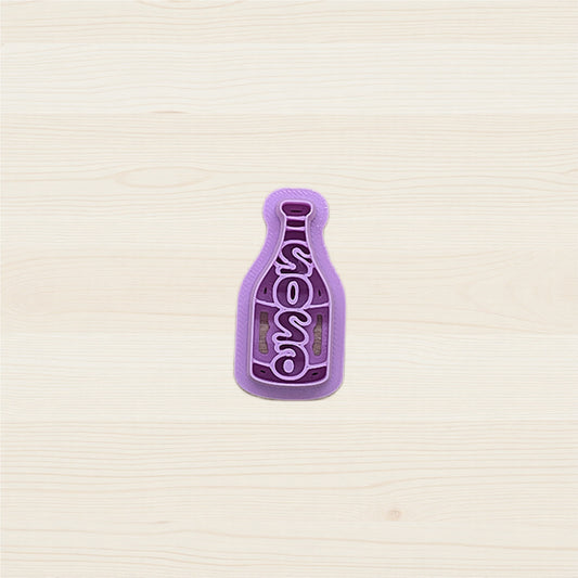 2026 Champagne Bottle Style A Cookie Cutter: Ideal for Cookies, Ceramics, Pottery, Polymer Clay, Fondant & More