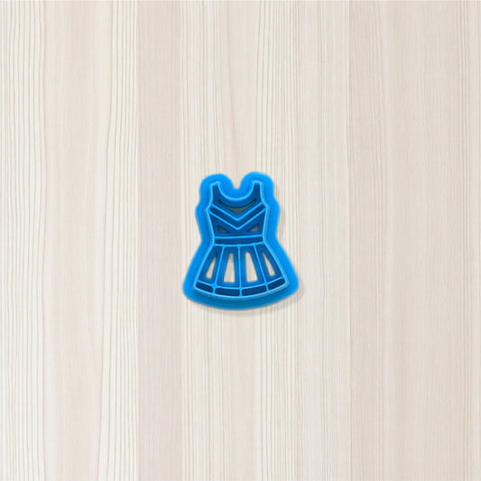 Cheerleader Dress Cookie Cutter: Ideal for Cookies, Ceramics, Pottery, Polymer Clay, and Fondant