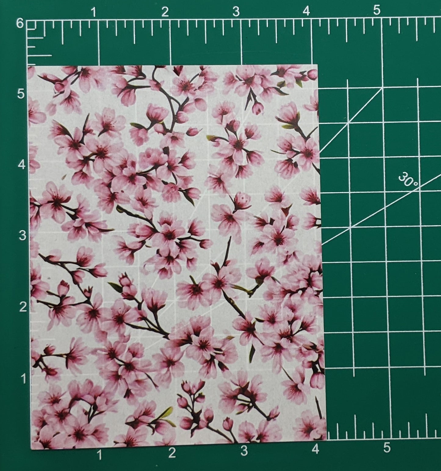Cherry Blossom Flowers Water-Soluble Transfer Sheet