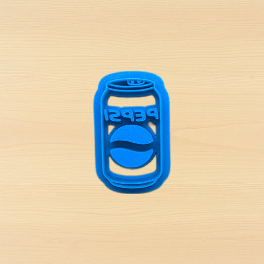 Classic Pepsi Soda Can Cookie Cutter: Ideal for Cookies, Ceramics, Pottery, Polymer Clay, and Fondant