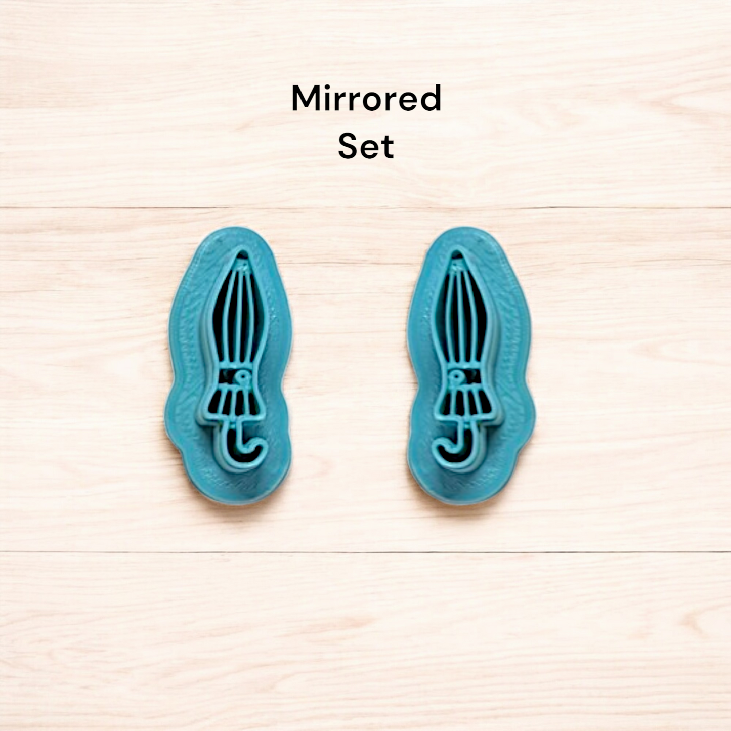 Closed Umbrella Cookie Cutter: for Cookies, Ceramics, Pottery, Polymer Clay, Fondant and More