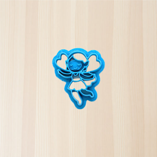 Clover Charm Fairy (Style A) Cookie Cutter: Versatile Tool for Ceramics, Pottery, Cookies, Polymer Clay & More