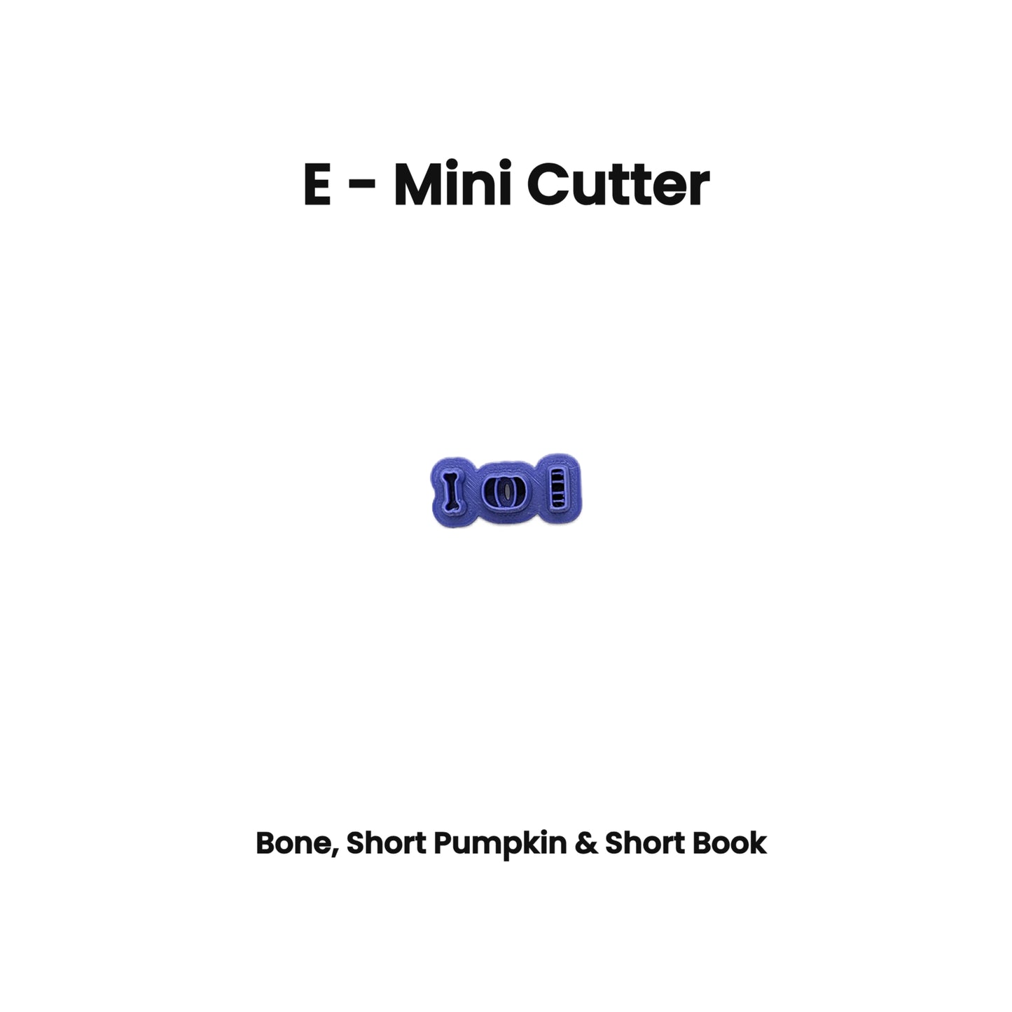 Coffin Bookshelf Cutter with Fall & Halloween Theme Miniature Cutter Options: Idea for Ceramics, Pottery & Polymer Clay Jewelry