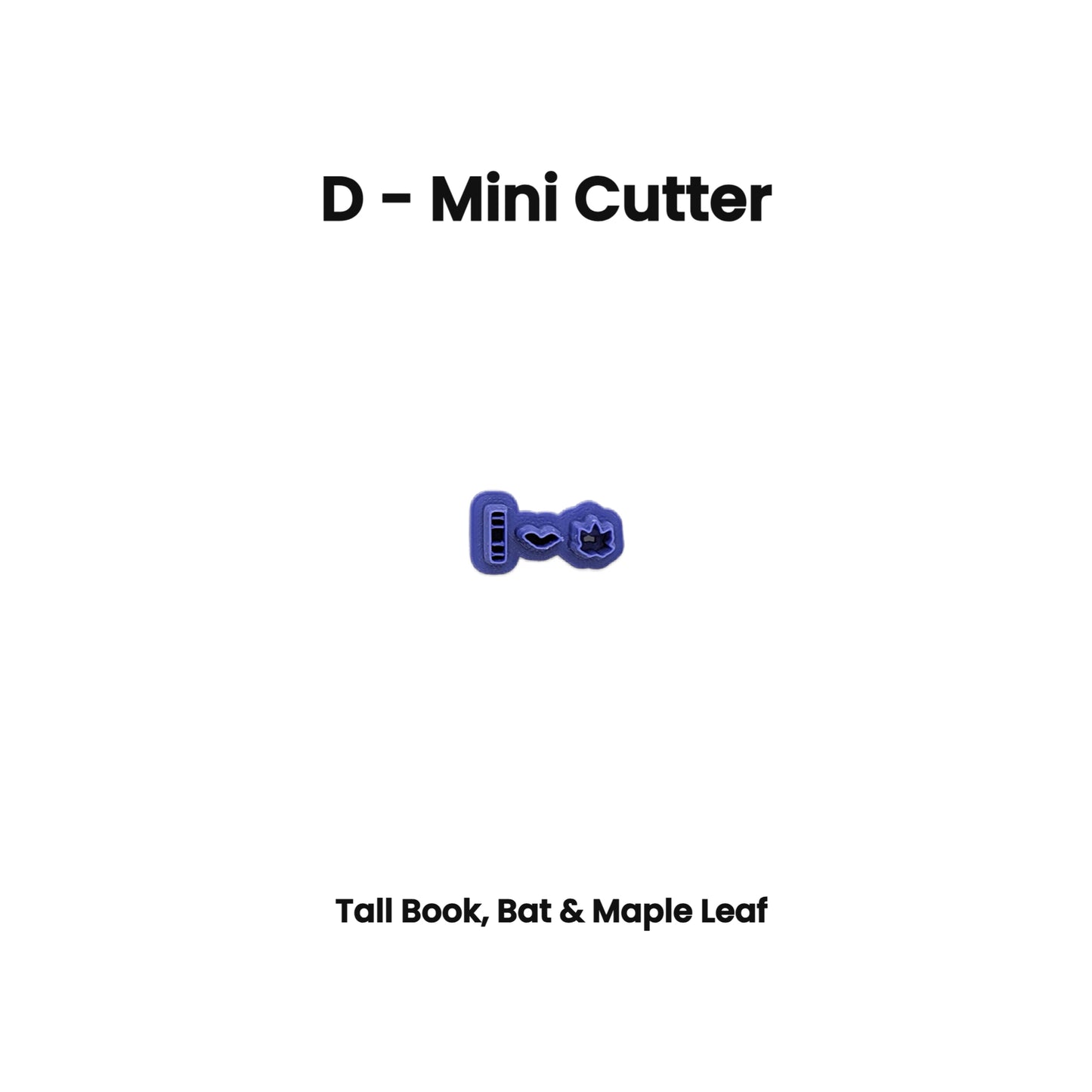 Coffin Bookshelf Cutter with Fall & Halloween Theme Miniature Cutter Options: Idea for Ceramics, Pottery & Polymer Clay Jewelry