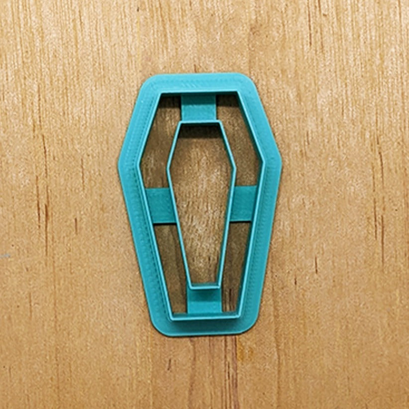 Coffin Shape Donut Cutter for Ceramics, Pottery, Polymer Clay, & Fondant