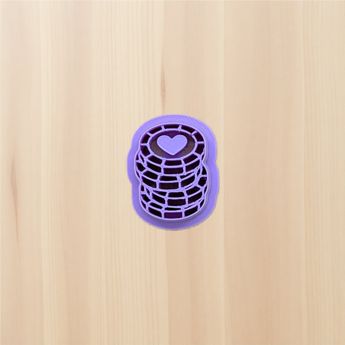 Stack of Cupid's Coins Poker Chips Cookie Cutter: Ideal for Cookies, Ceramics, Pottery, Polymer Clay, and Fondant