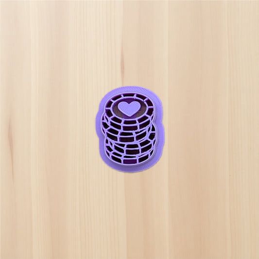 Stack of Cupid's Coins Poker Chips Cookie Cutter: Ideal for Cookies, Ceramics, Pottery, Polymer Clay, and Fondant