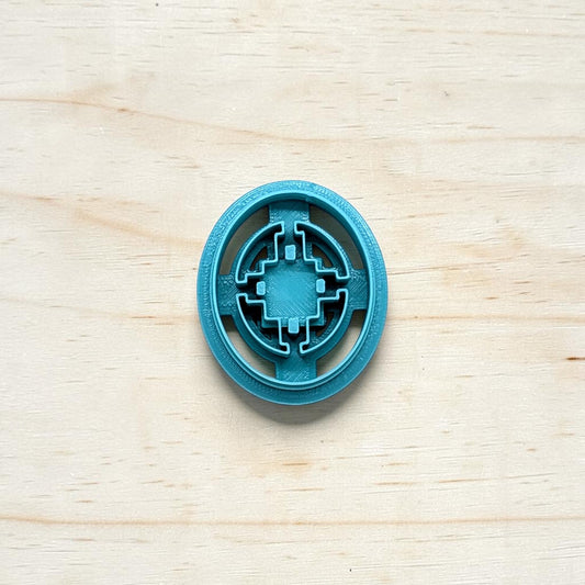 Dame Dame African Symbol Cookie Cutter: Idea for Cookies, Ceramics, Pottery, Polymer Clay, Fondant