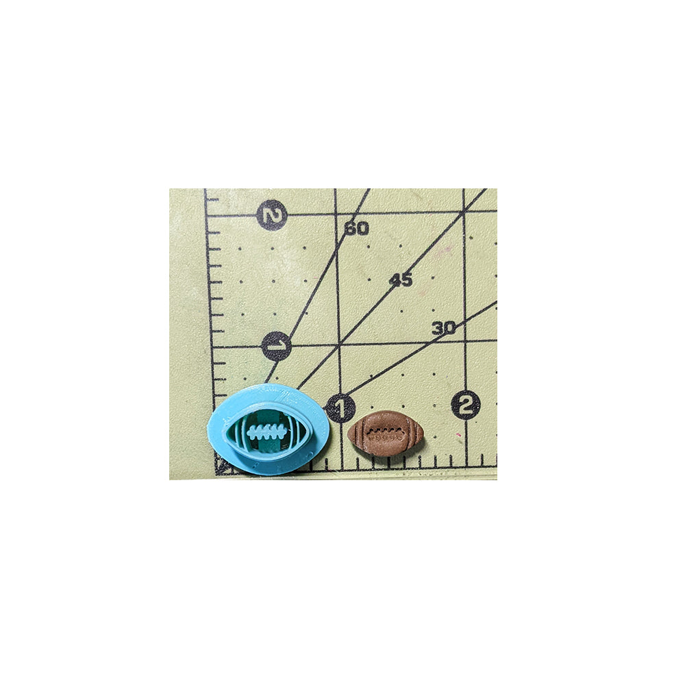 Football Cookie Cutter: Ideal for Cookies, Ceramics, Pottery, Polymer Clay, and Fondant