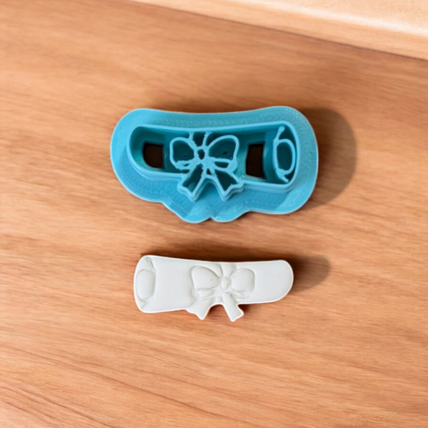 Rolled-Up Certificate Diploma with Bow Cookie Cutter: Perfect for Cookies, Polymer Clay, Fondant, Pottery & Ceramics