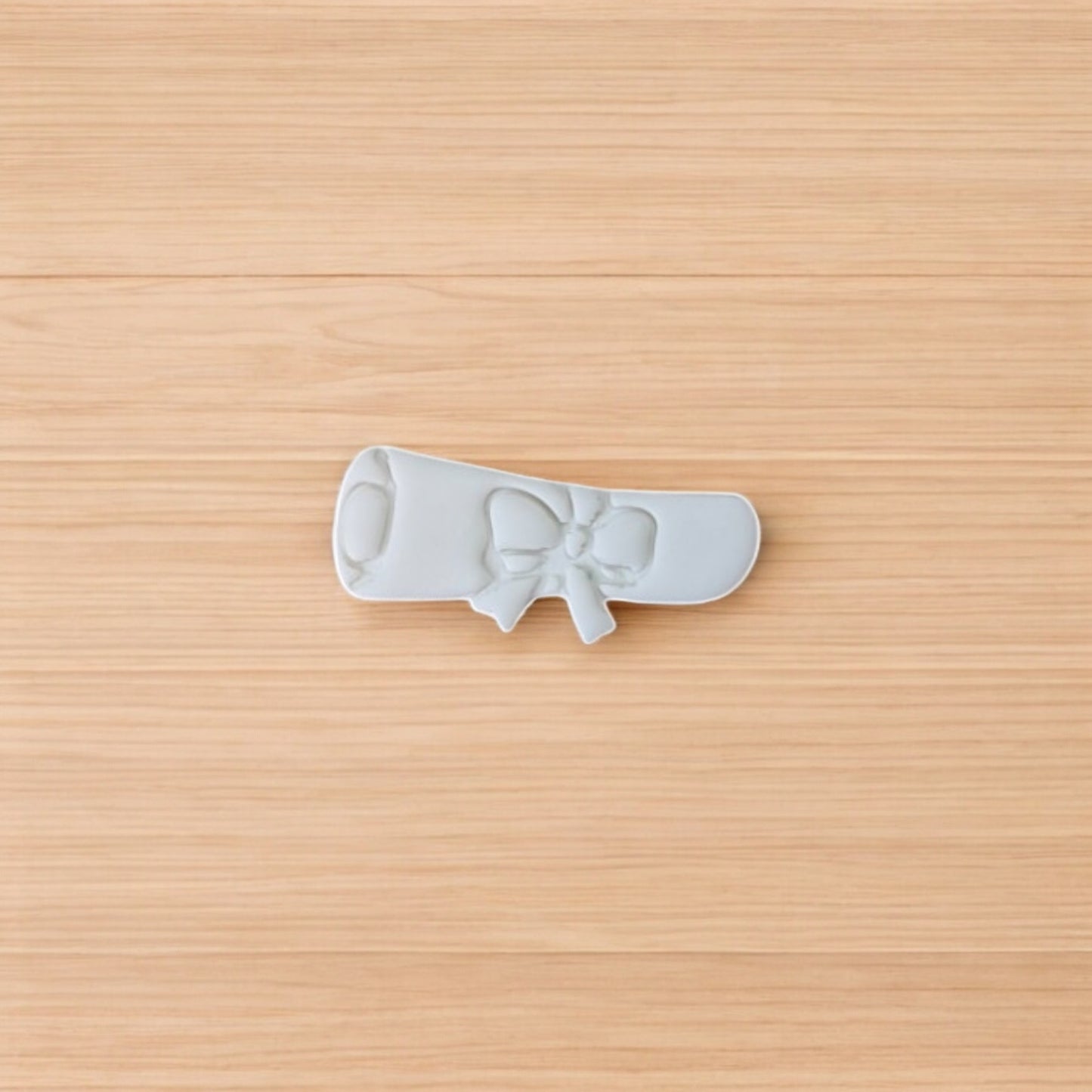 Rolled-Up Certificate Diploma with Bow Cookie Cutter: Perfect for Cookies, Polymer Clay, Fondant, Pottery & Ceramics