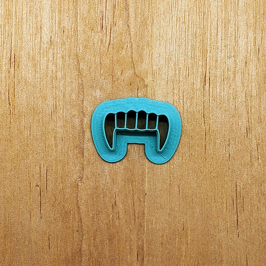 Dracula Fangs Vampire Teeth Cookie Cutter/Clay Cutter