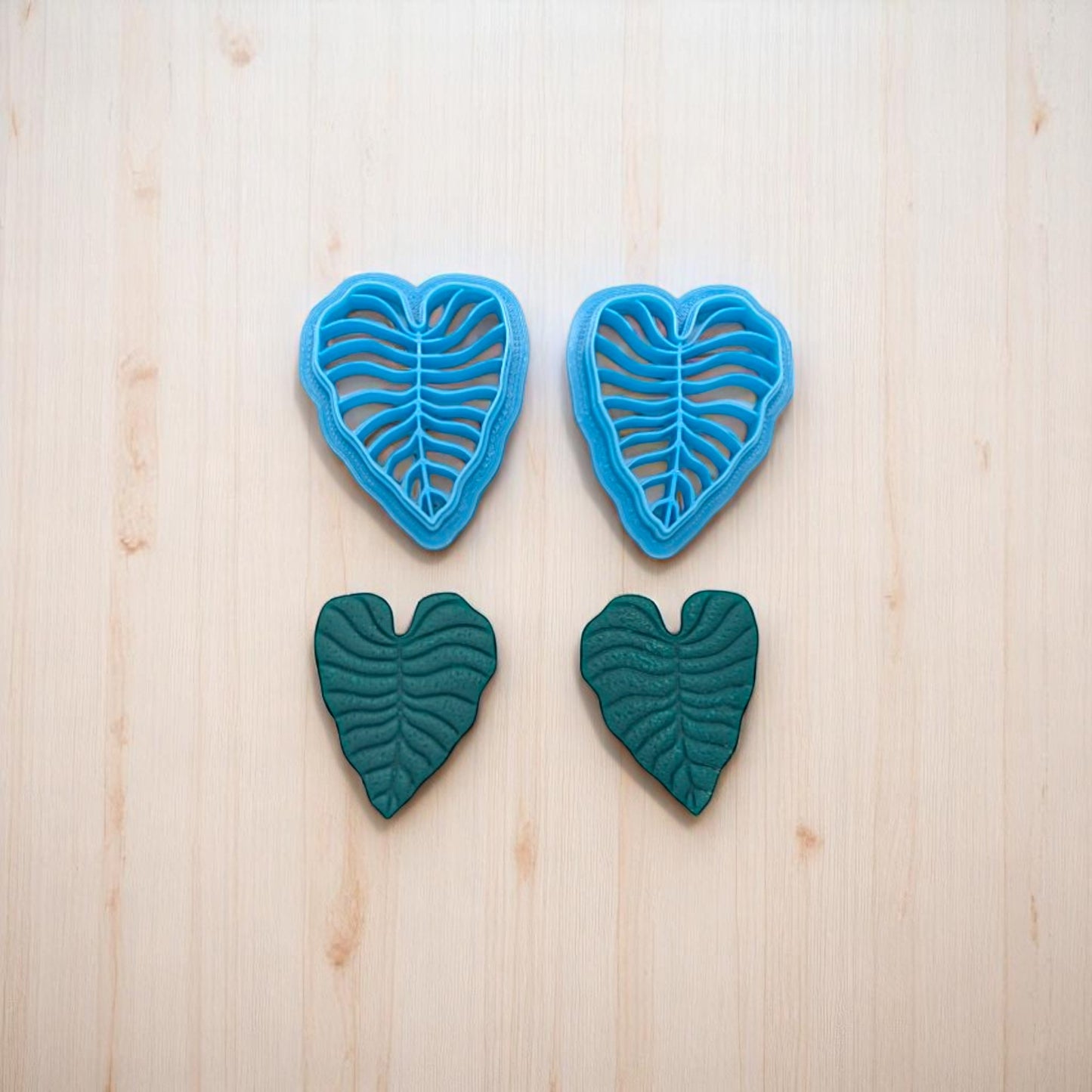Elephant Ear Tropical Leaf Cookie Cutter: Ideal for Cookies, Ceramics, Pottery, Polymer Clay, & Fondant