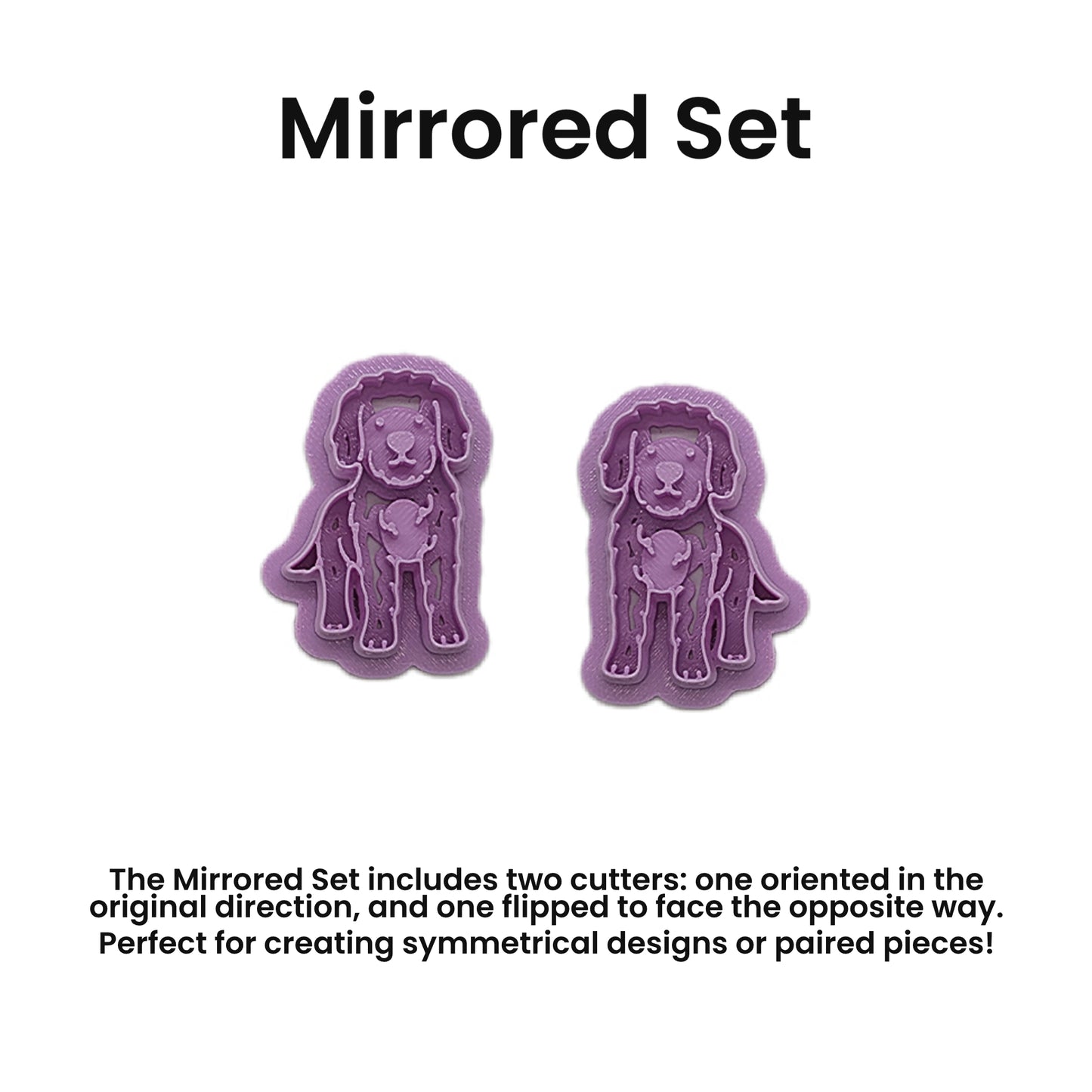 English Goldendoodle Dog Cookie Cutter: Ideal for Cookies, Ceramics, Pottery, Polymer Clay, and Fondant