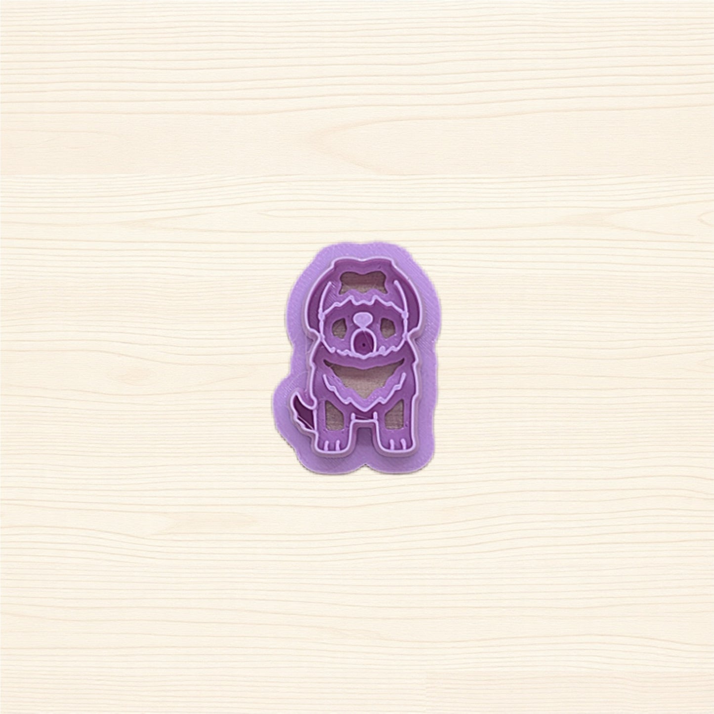 English Sheep Dog Puppy Cookie Cutter: Ideal for Cookies, Ceramics, Pottery, Polymer Clay, and Fondant