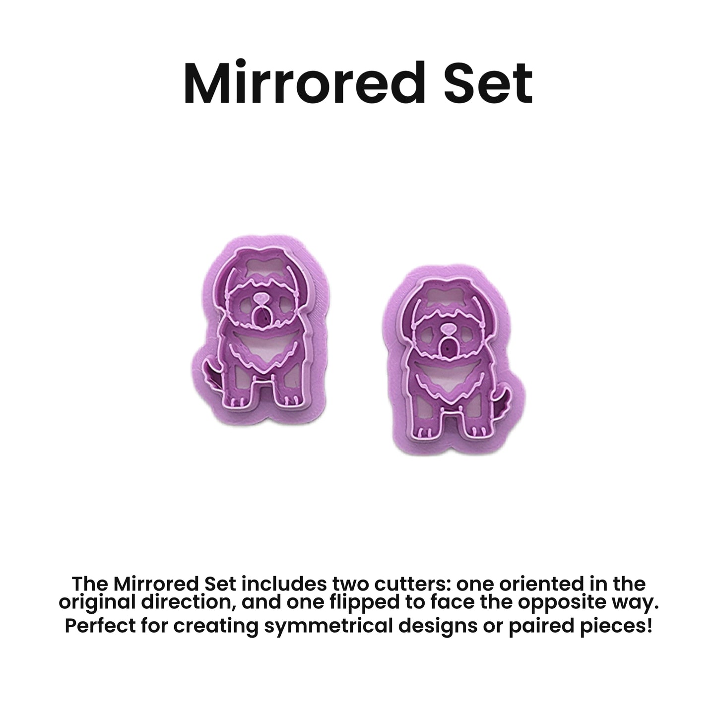 English Sheep Dog Puppy Cookie Cutter: Ideal for Cookies, Ceramics, Pottery, Polymer Clay, and Fondant