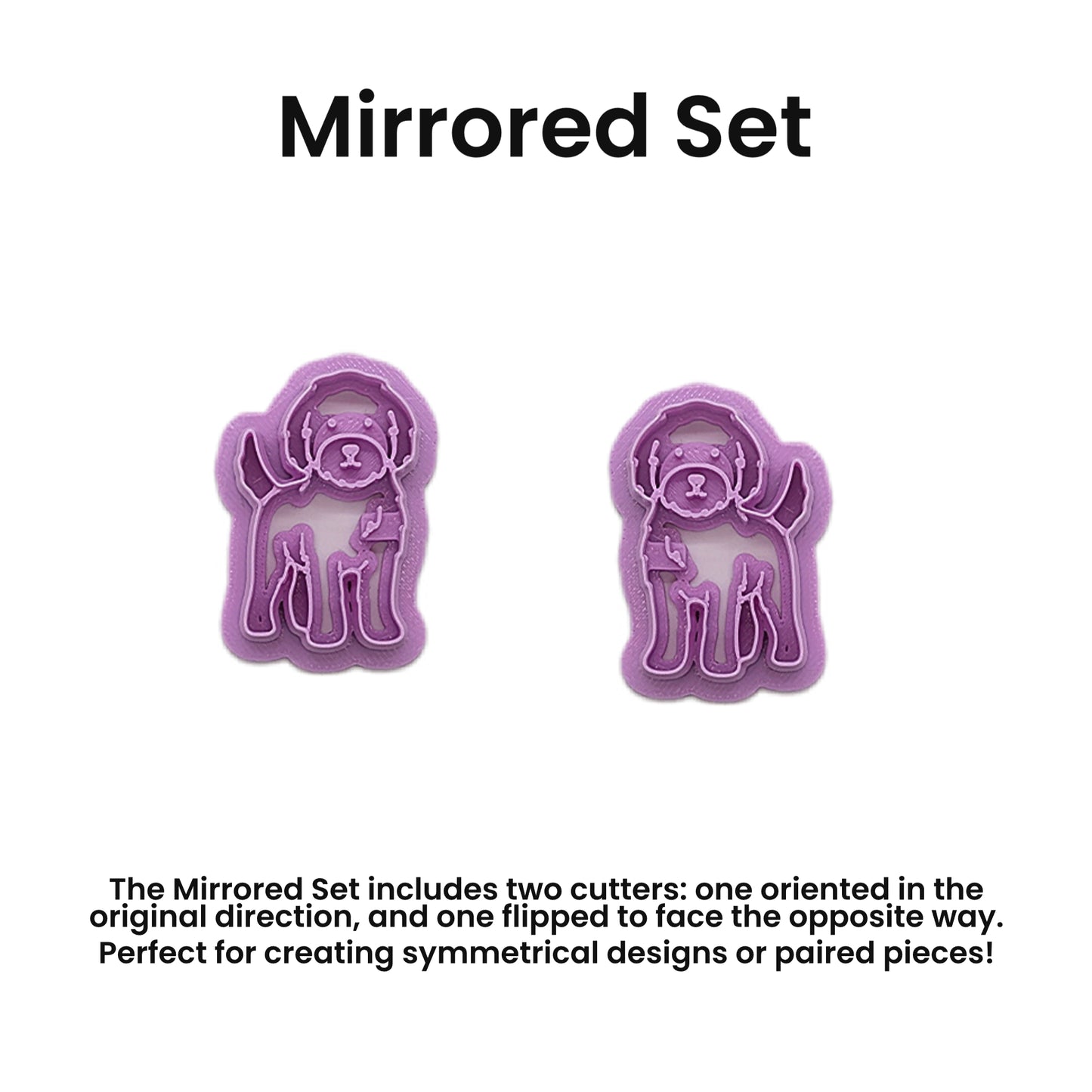 English Doodle Puppy Dog Cookie Cutter: Ideal for Cookies, Ceramics, Pottery, Polymer Clay, and Fondant