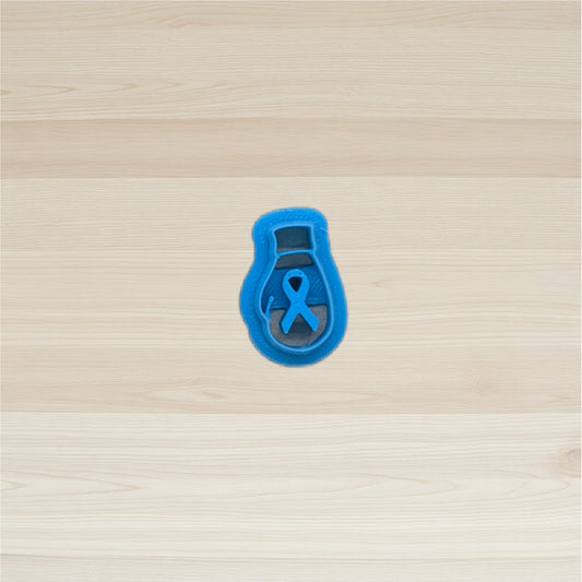 Fighter's Ribbon Boxing Glove Cookie Cutter: Idea for Cookies, Ceramics, Pottery, Polymer Clay, Fondant