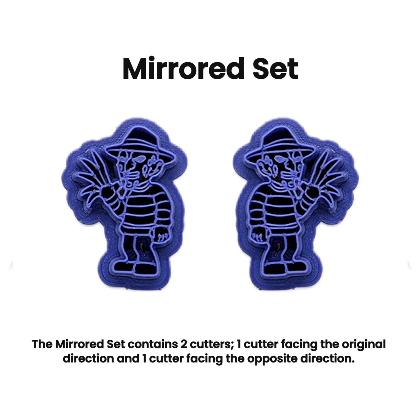 Freddy Krueger Cookie Cutter: Ideal for Cookies, Ceramics, Pottery, Polymer Clay, Fondant - Multi-Medium Craft & Baking Tool