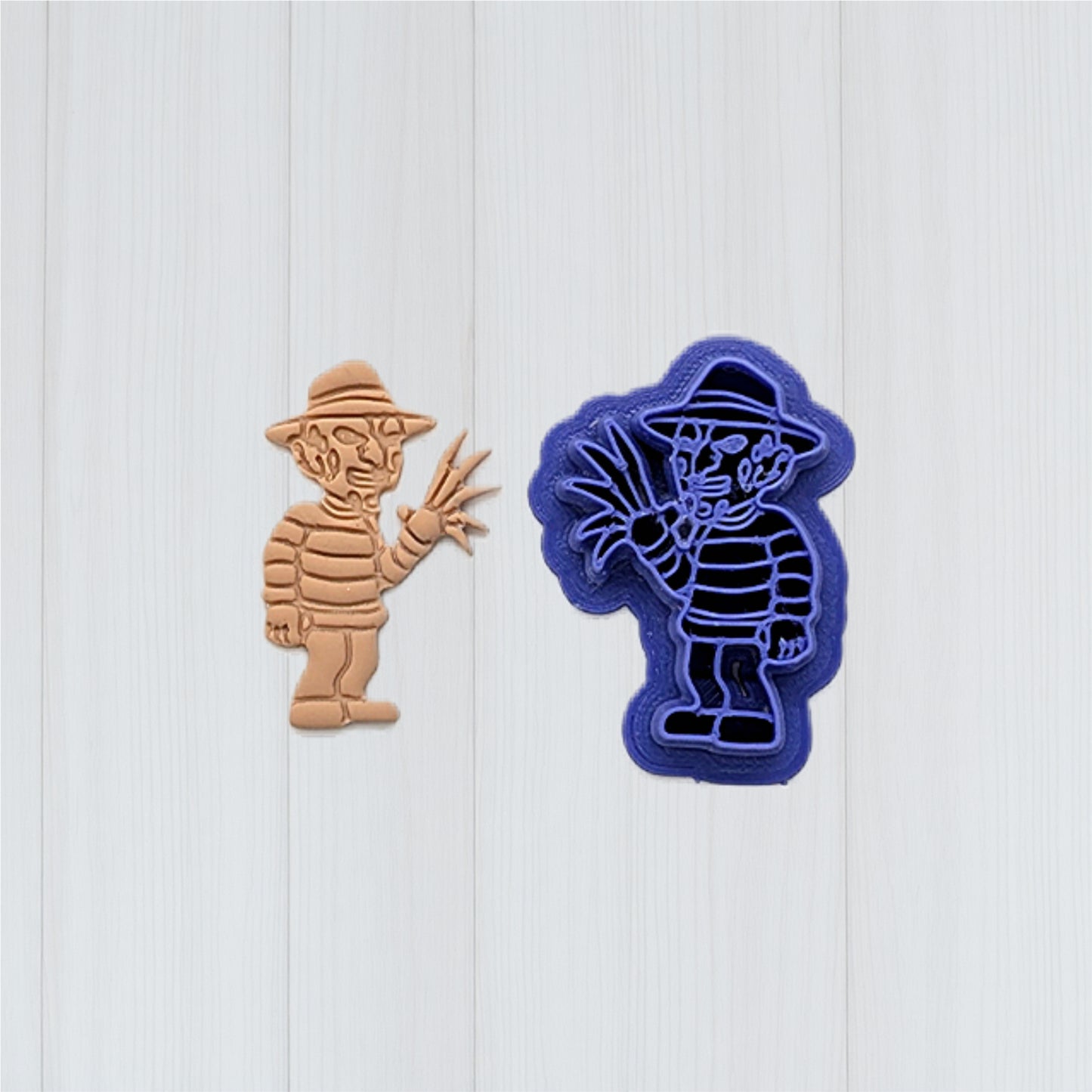 Freddy Krueger Cookie Cutter: Ideal for Cookies, Ceramics, Pottery, Polymer Clay, Fondant - Multi-Medium Craft & Baking Tool